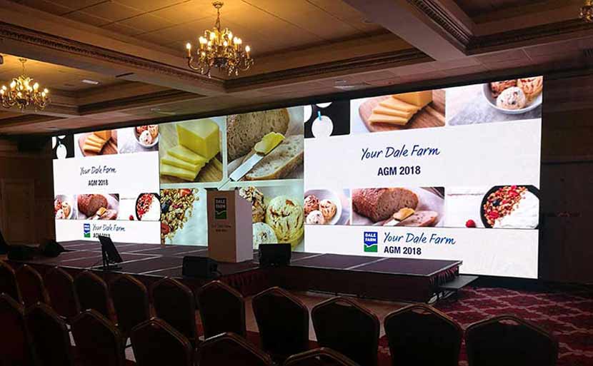 cinstar p2.9 rental led display for corporate events