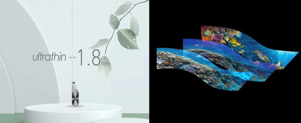 flexible transparent led film screen slim panel