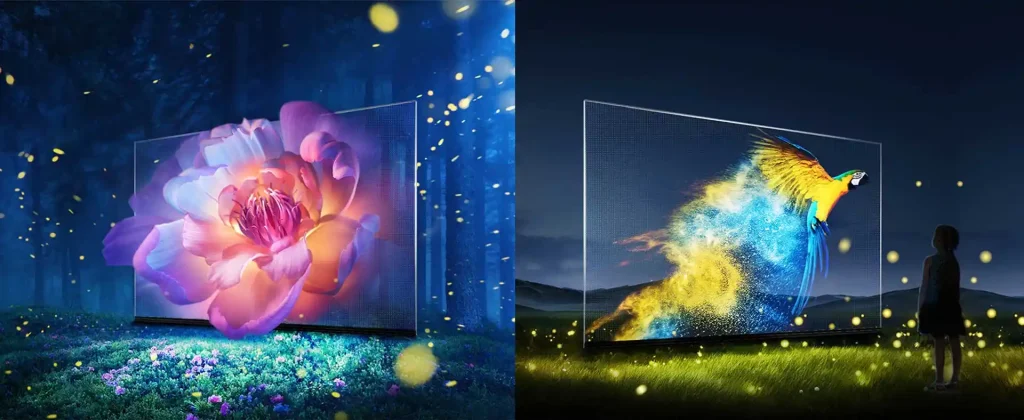 holograhpic led film screen stunning visuals