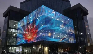 transparent led film screen for retail