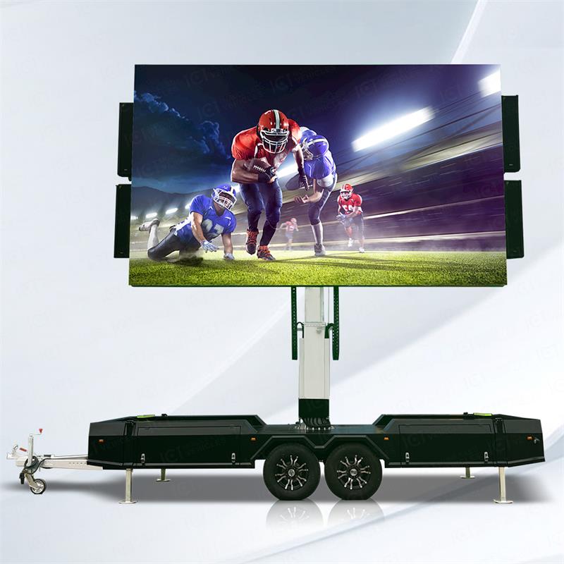cinstar display mobile led screen trailer 16sqm